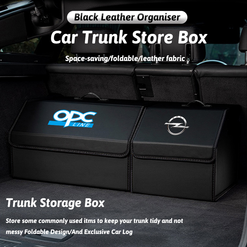 Car Trunk Organizer Foldable Storage Box - Car Trunk Organizer Box Leather Foldable
