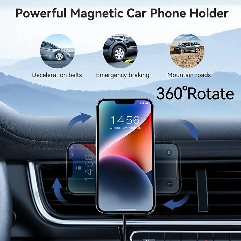 Car Magnetic Wireless Charger  - огляд і ціна Wireless Car Charger Mount Fast Charging