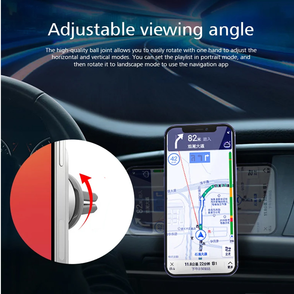 Magnetic Car Wireless Charger  - огляд і ціна Wireless Car Charger Mount Fast Charging