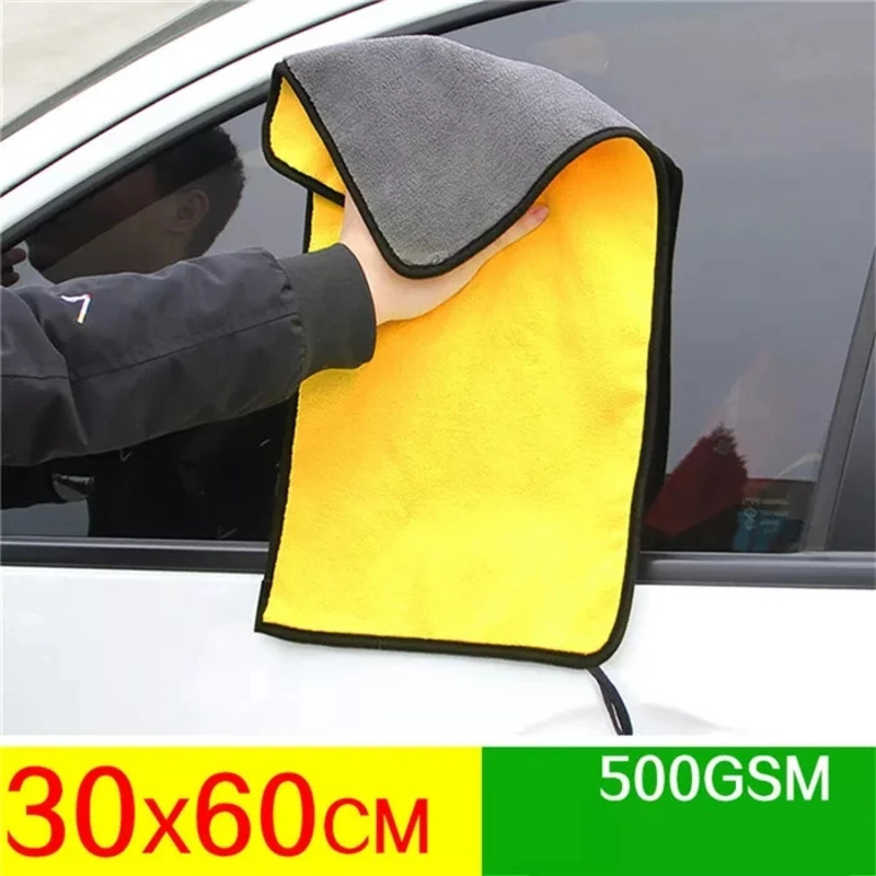 1/2/5pcs Microfiber Towel Car  - огляд і ціна Microfiber Car Drying Towel Super Absorbent