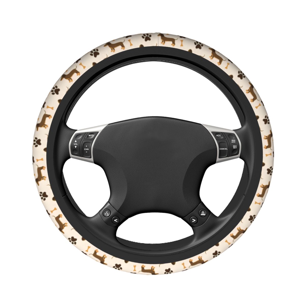 Cute Dachshund Car Steering Wh - огляд і ціна Car Steering Wheel Cover Anti Slip Breathable