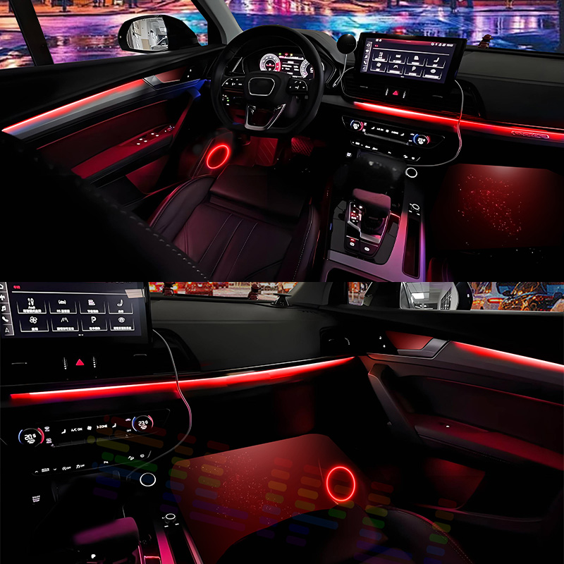 For Volkswagen Passat B7 2011- - огляд і ціна Led Ambient Interior Car Lights App Control