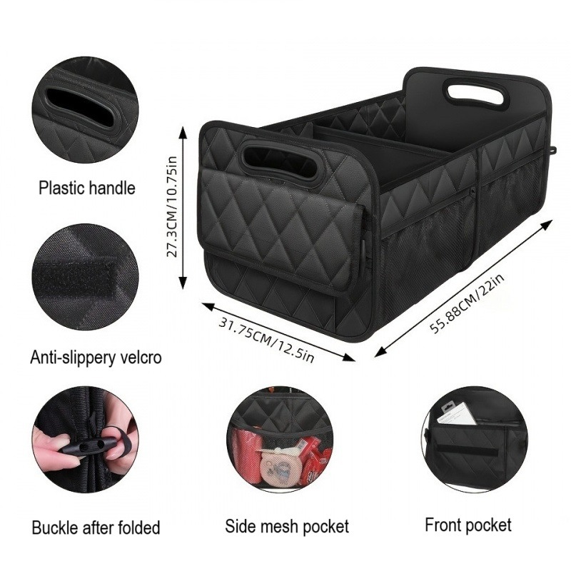 Car Trunk Organizer for SUV, C - огляд і ціна Car Trunk Organizer Foldable Storage Box