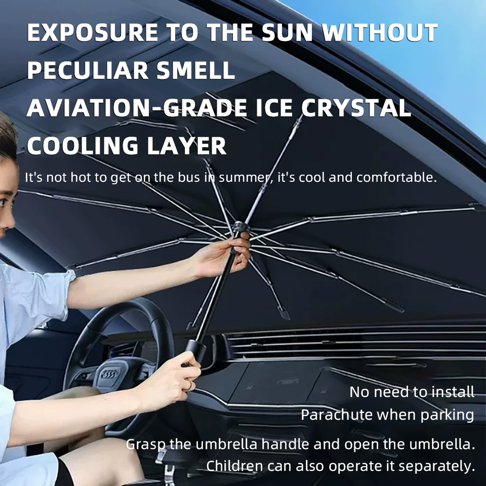 Car Sunshade Umbrella Foldable - огляд і ціна Car Sunshade Windshield Umbrella Foldable
