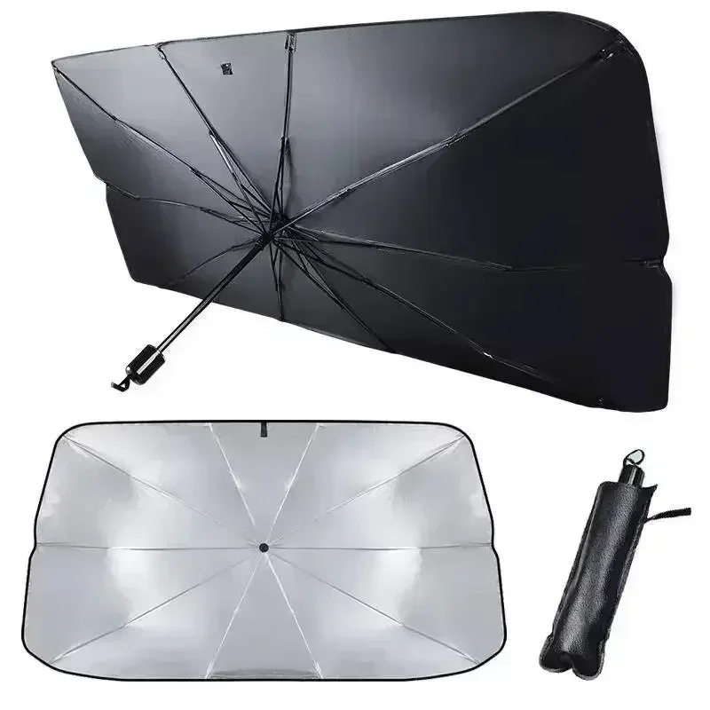 Foldable Car Umbrella Sunshade - огляд і ціна Car Sunshade Windshield Umbrella Foldable