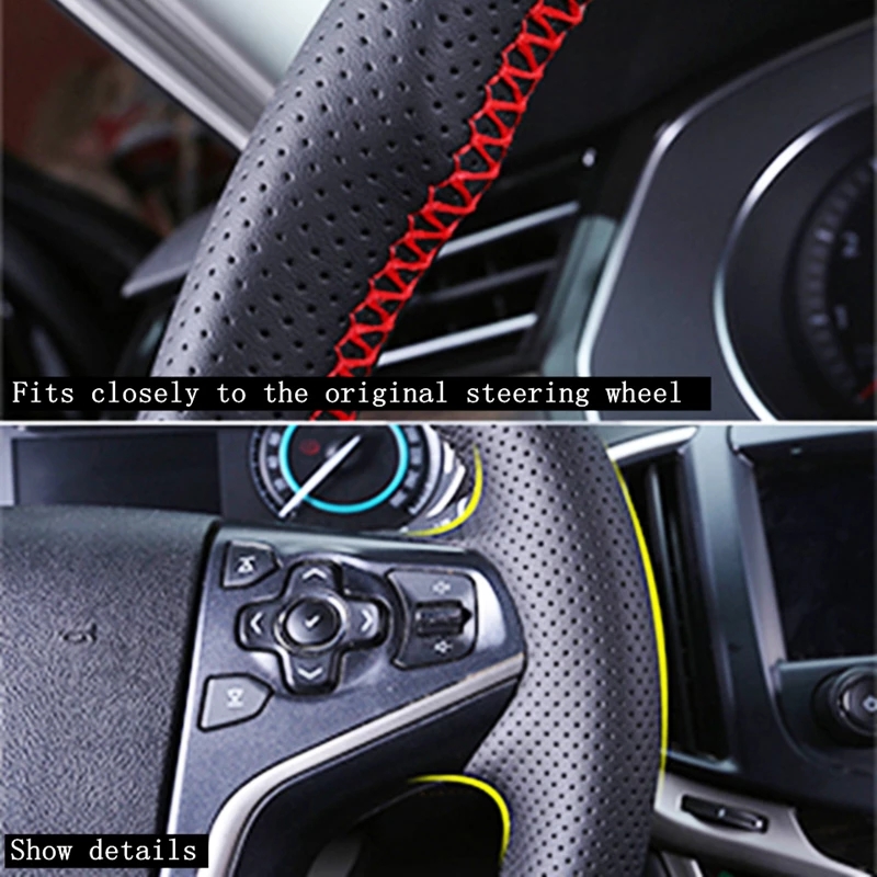Customized DIY Anti-Slip Breat - огляд і ціна Car Steering Wheel Cover Anti Slip Breathable