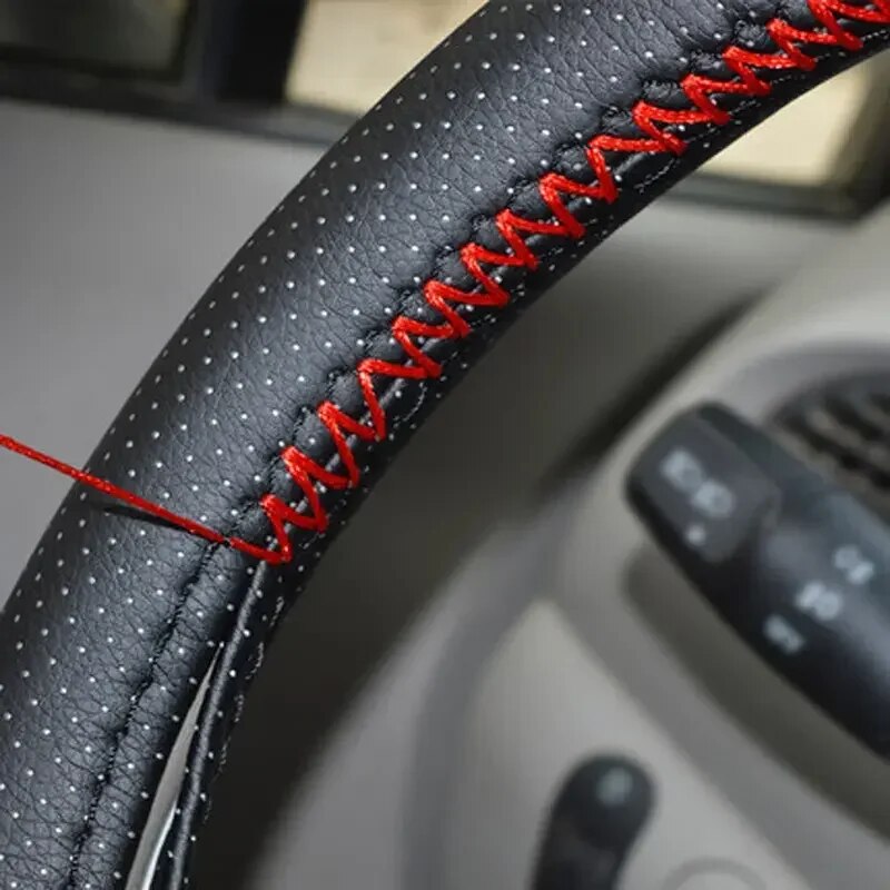 Universal Leather Car Steering - огляд і ціна Car Steering Wheel Cover Anti Slip Breathable