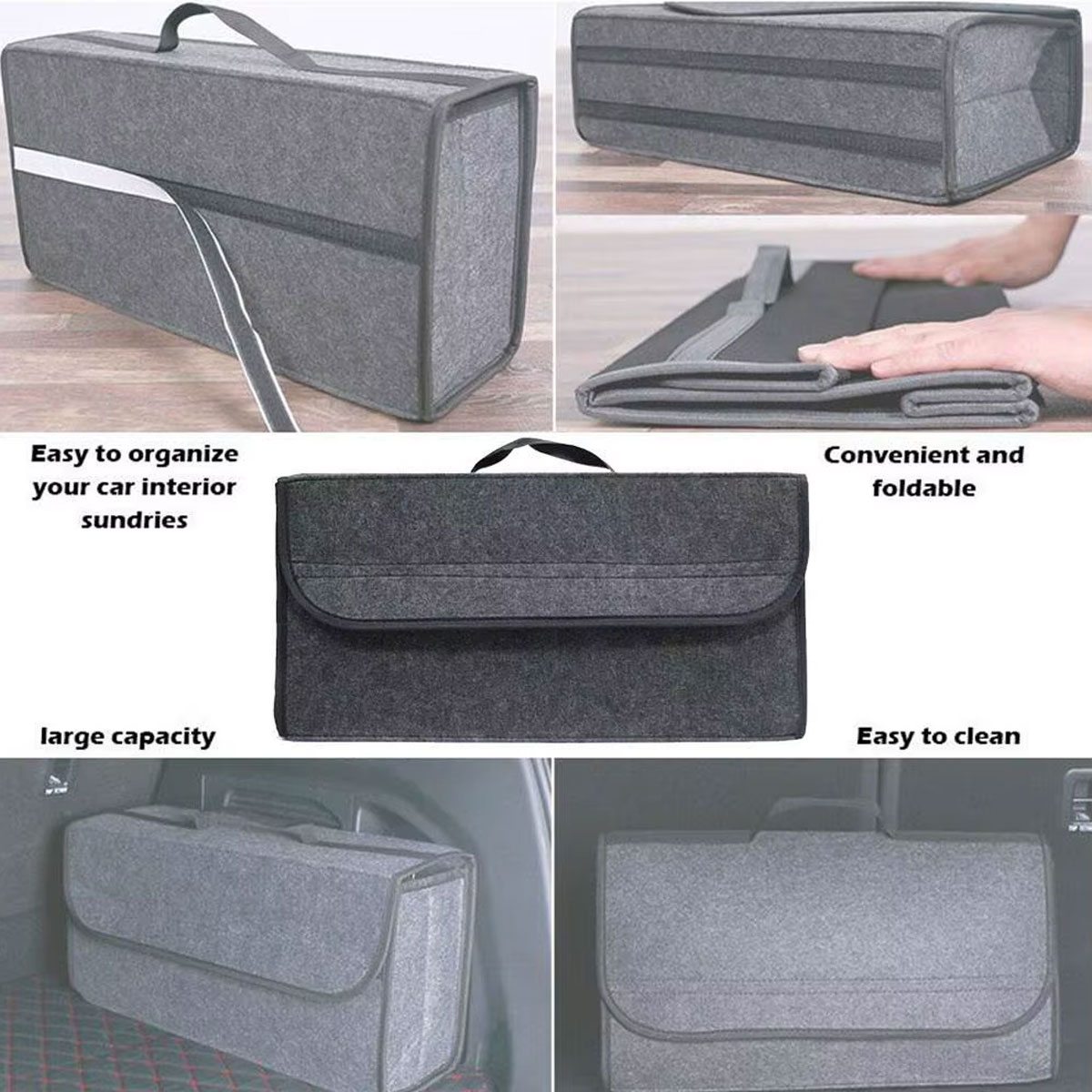Car Trunk Organizer Stowing Ti - огляд і ціна Car Trunk Organizer Foldable Storage Box