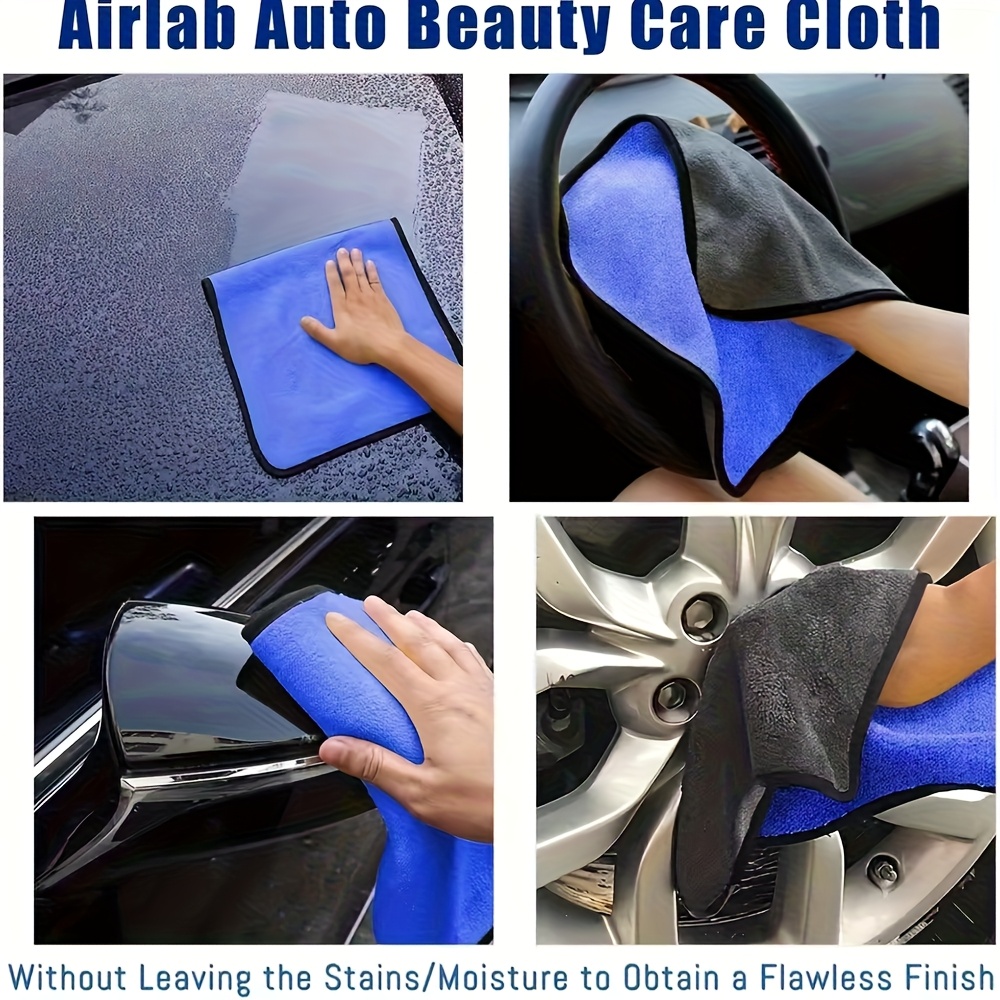 1-10pcs Microfiber Car Cleanin - огляд і ціна Microfiber Car Drying Towel Super Absorbent