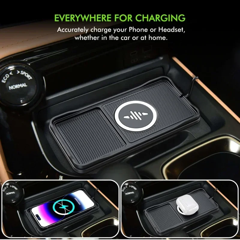 Car Wireless Charger Pad Base  - огляд і ціна Wireless Car Charger Mount Fast Charging